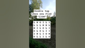 Observation Visual Test: 5 Seconds For You To Spot:LION. Try Your Skills!  #search #puzzle #shorts