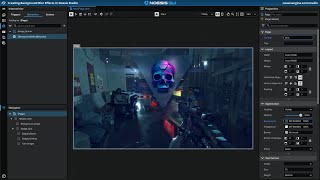 Creating Background Blur Effects in Noesis Studio