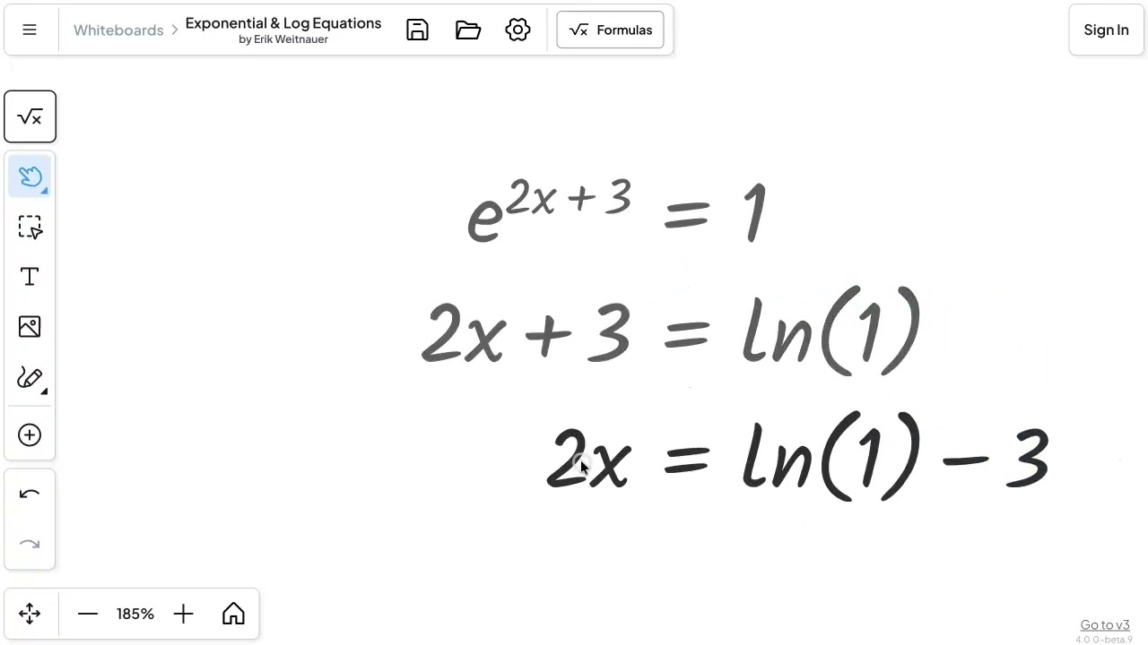 Exponential & Log Equations in Graspable Math