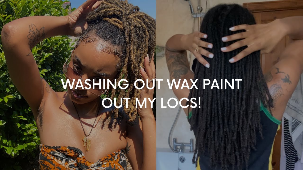 REMOVING HAIR WAX OUT MY LOCS! BLISSFULSPERSPECTIVE YouTube