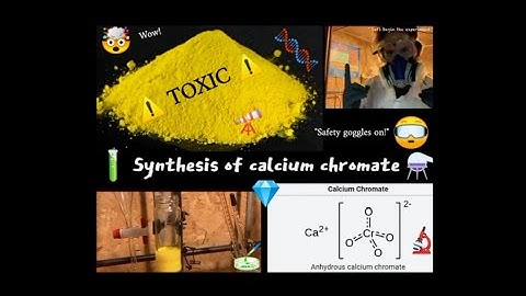 Synthesis of calcium chromate (Animated)