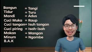 KOSA KATA JAWA KEGIATAN SEHARI HARI