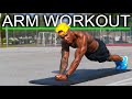 INSANE 5 MINUTE ARM WORKOUT(NO EQUIPMENT)