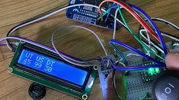 아두이노 0802 I2C LCD를 사용한 모터 제어