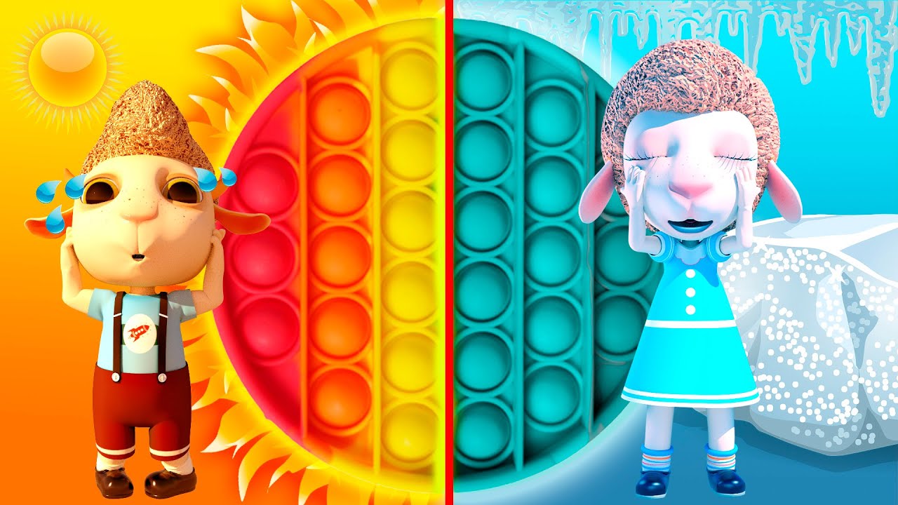 ⁣Quente vs Frio | Desenho Animado em 3D para Crianças | Dolly e Amigos