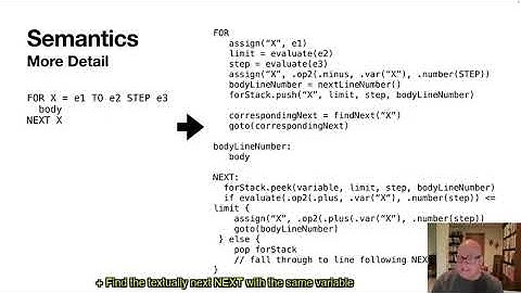 BI-22-25: FOR Loop - Find the Next - BASIC Interpreter