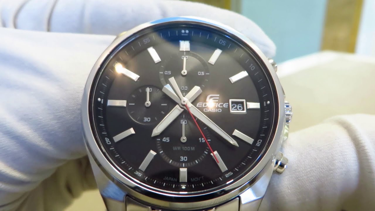 Casio Edifice EFV-610D-1AVUEF - YouTube