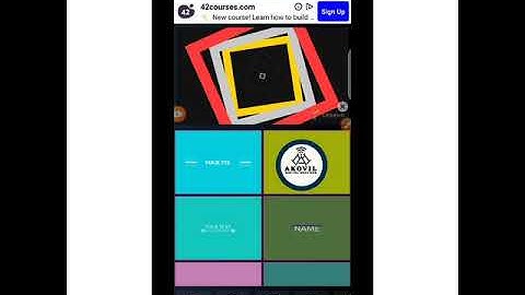 How To Create Intro Text Animation using the legend Animated Text Maker app #AkoviL