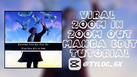 VIRAL ZOOM IN ZOOM OUT CAPCUT TUTORIAL #capcut #Viraledit