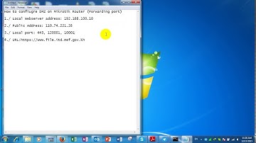 How to configure DMZ on mikrotik router