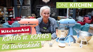 definitive Precipice halskæde Unterschiede KitchenAid Artisan KSM175 vs. KSM185 | by One Kitchen - YouTube