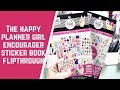 The Happy Planner Girl 2020 Encourager Sticker Book Flipthroughs