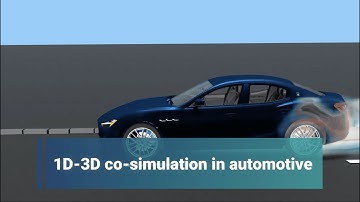 1D-3D co-simulation in automotive