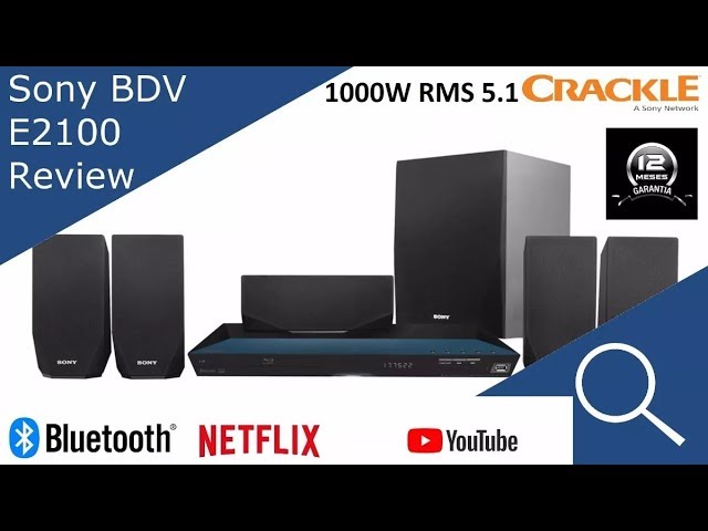 Sony BDV-E2100 Home Cinema 5.1 1000W con Blu-ray