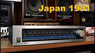 PIONEER TX520L stereo tuner Japan 1981