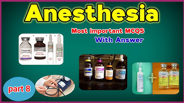 Anesthesia MCQs Part 8 | Important Anesthesia Questions with Answers | Anesthesia with Babbar