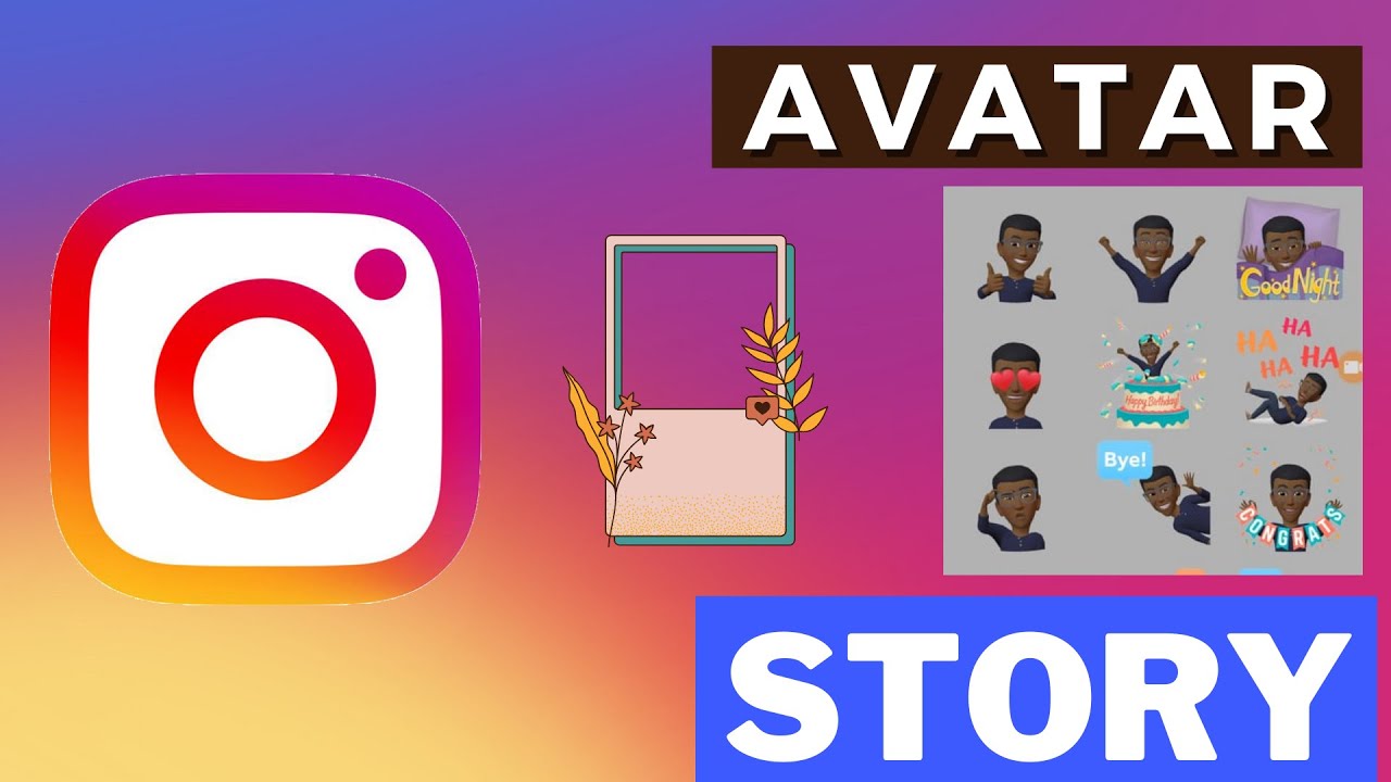 How To Use Avatar On Instagram Story - YouTube