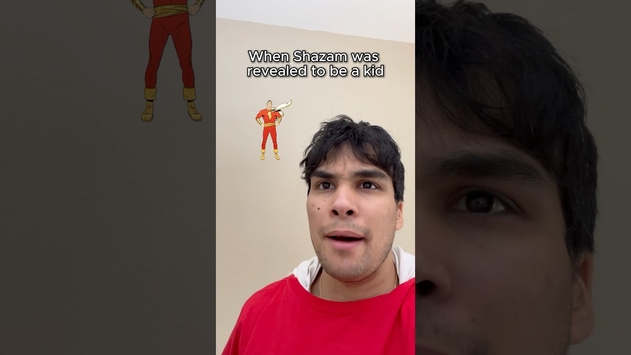 When Shazam revealed to be a Kid #comics #superman #shazam  #dc