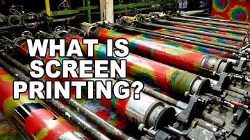 What is screen printing? Rotary Screen Printing on fabric machine | Roller printing|Textile printing
