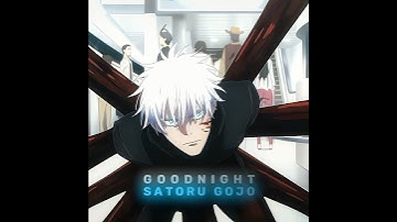 "Goodnight, Satoru Gojo." 「VØJ, Narvent - Memory Reboot (Slowed)」 #jujutsukaisen #gojo #jjk