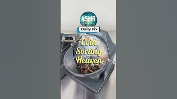 Satisfying Coin Sorting | ASMR #shorts #asmr #satisfying #amazing