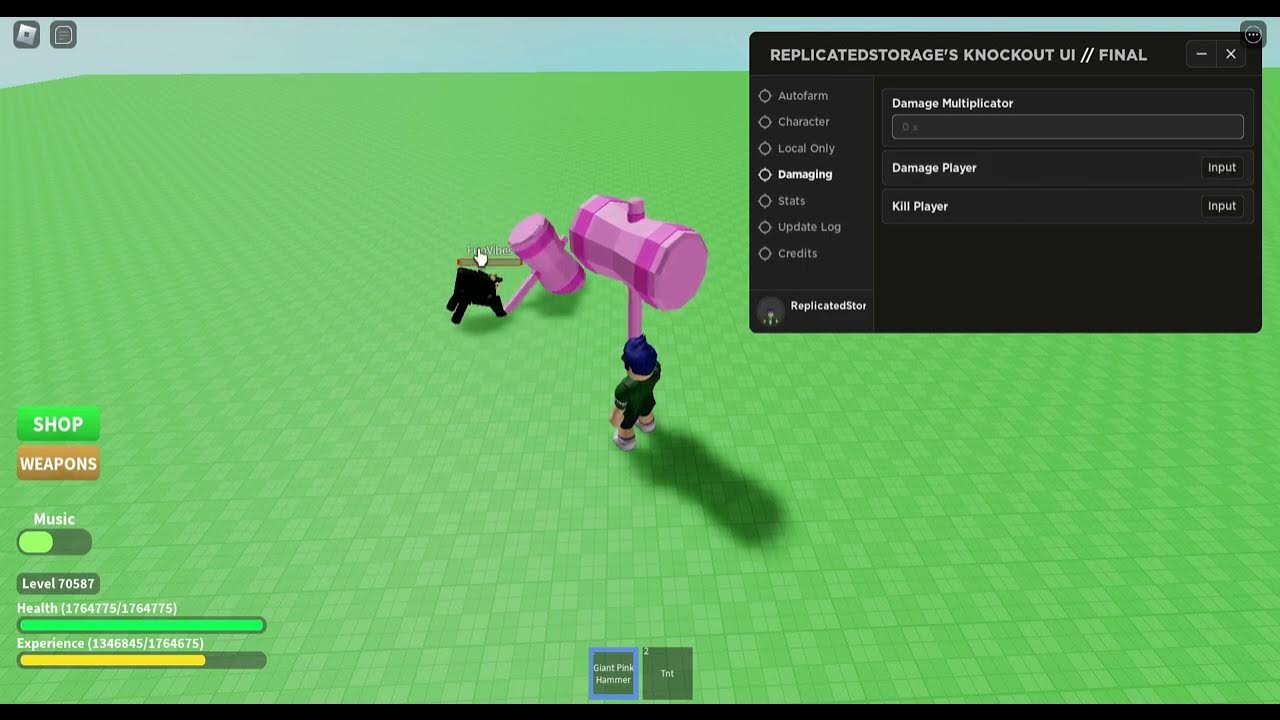 It is done... IT IS COMPLETED ROBLOX KNOCKOUT SCRIPTS