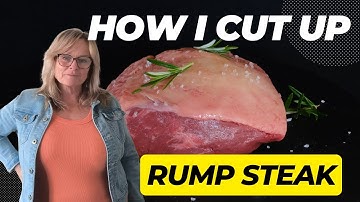 How I Cut Up Whole Beef Rump Steak - The EASY Way!