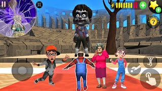 Clash of Scary Squad New Update Squid Challenge Tani, Nick, Francis and Miss T - Funny Android