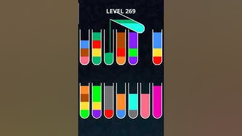 Color sort puzzle level 269