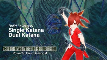 Dual Katana & Single Katana Hybrid Build Level 305 (DEX STR) - Toram Online