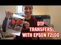 How to Print DTF Transfers Using the Epson F2100 DTG Printer