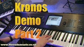 Korg Kronos Workstation Keyboard Demo Part 2