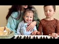 AMAZING MOMENT | Baby STARTS SINGING when his 4 year old brother plays piano