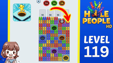 Hole People Level 119 Solution Walkthrough