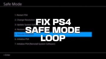 How To FIX PS4 Safe Mode Loop in 2022! (VERY EASY SOLUTION)