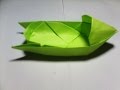 Paper Folding - How To Make Boat 3D - Origami Boat Tutorial