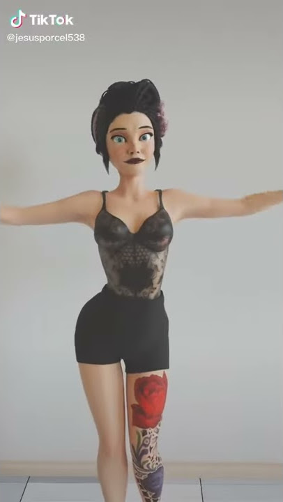 Amazing 3D animation, dancing girl, tiktok:jesiluspercel538