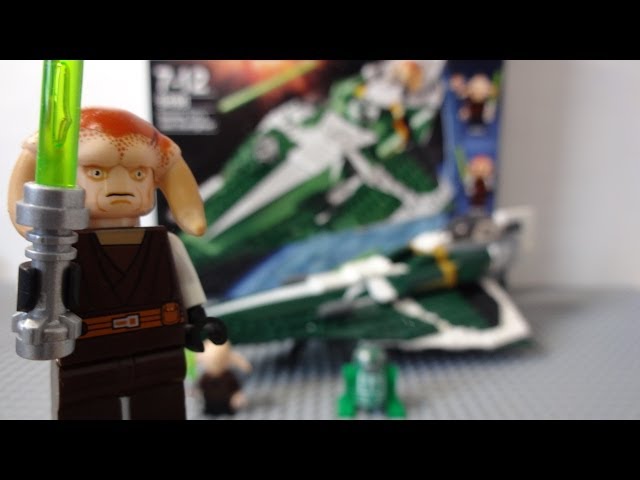 LEGO STARWARS 9498 サシーティンのジェダイスターファイター - YouTube