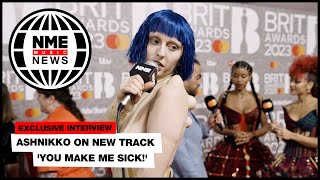 Ashnikko on new track &#39;You Make Me Sick!&#39; &amp; their Brit Awards outfit: &quot;I&#39;m trying to give embryo&quot;