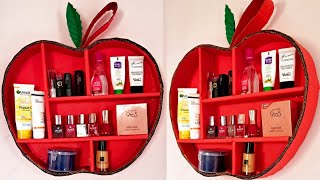 DIY Apple Shap Unique Home Organizer Cardboard Craft / Best out of waste ideas  ?