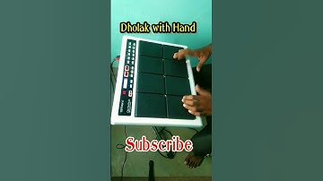 Dholak with Hand 😮😮 // Roland spd 20 pro 😮😮 #roland #dholak