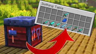 Here's a WORKING Smithing Table in Minecraft 1.14.4!