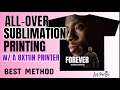 Print All Over T-Shirt Designs with 8x11in printer in a minute!