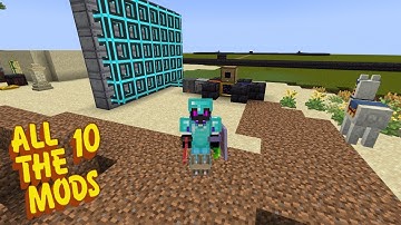 How To Make An Automatice Obsidian Farm All The Mods 10 (Obsidian Farm Tutorial)