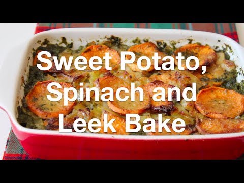 Sweet Potato and Spinach Bake