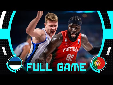 Group Phase | Estonia v Portugal | Full Basketball Game | FIBA EuroBasket 2025