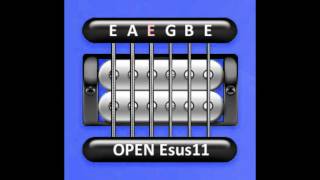 perfect guitar tuner (open esus11 = e a e g b e)