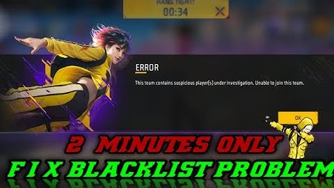 ഫ്രീ ഫയർ Account fix blacklist problem in malayalam 😘#solopc