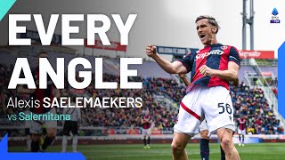 Saelemaekers's Amazing Inswinger | Every Angle | Bologna-Salernitana | Serie A 2023/24 Resimi