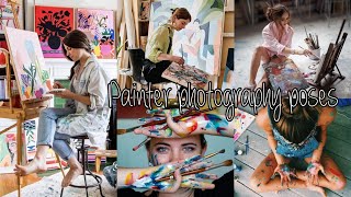 Artist Photoshoot Ideas || Artist photography poses for girls